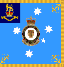 [Governor-General's banner for No 1 Recruit Training Unit]